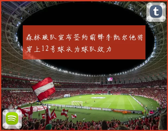 森林狼队宣布签约前锋李凯尔他将穿上12号球衣为球队效力